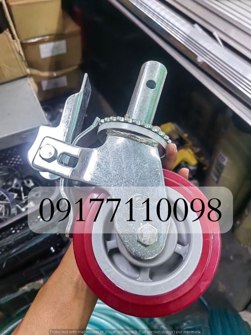 Scaffolding wheel (Category: Construction Tools & Equipment) located in Manila. Submitted by joeyroque09 (Listing ID 1334594982, Image 2). Description: .