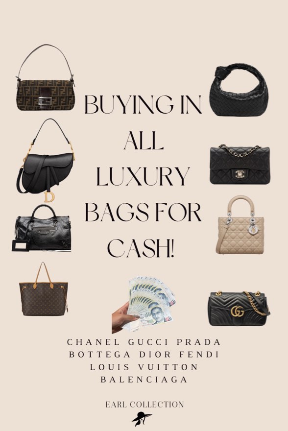 SELL YOUR LUXURY BAGS FOR CASH