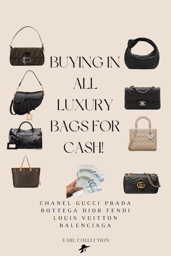 SELL YOUR LUXURY BAGS FOR CASH