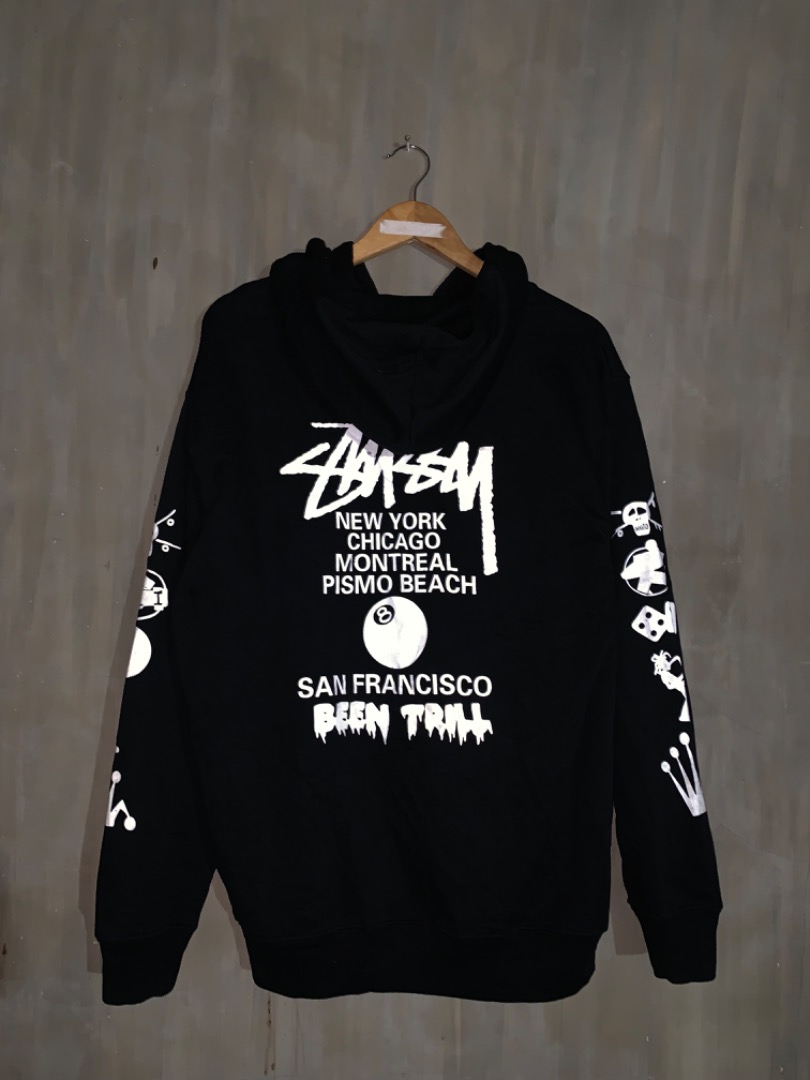 Stussy been trill hoodie store