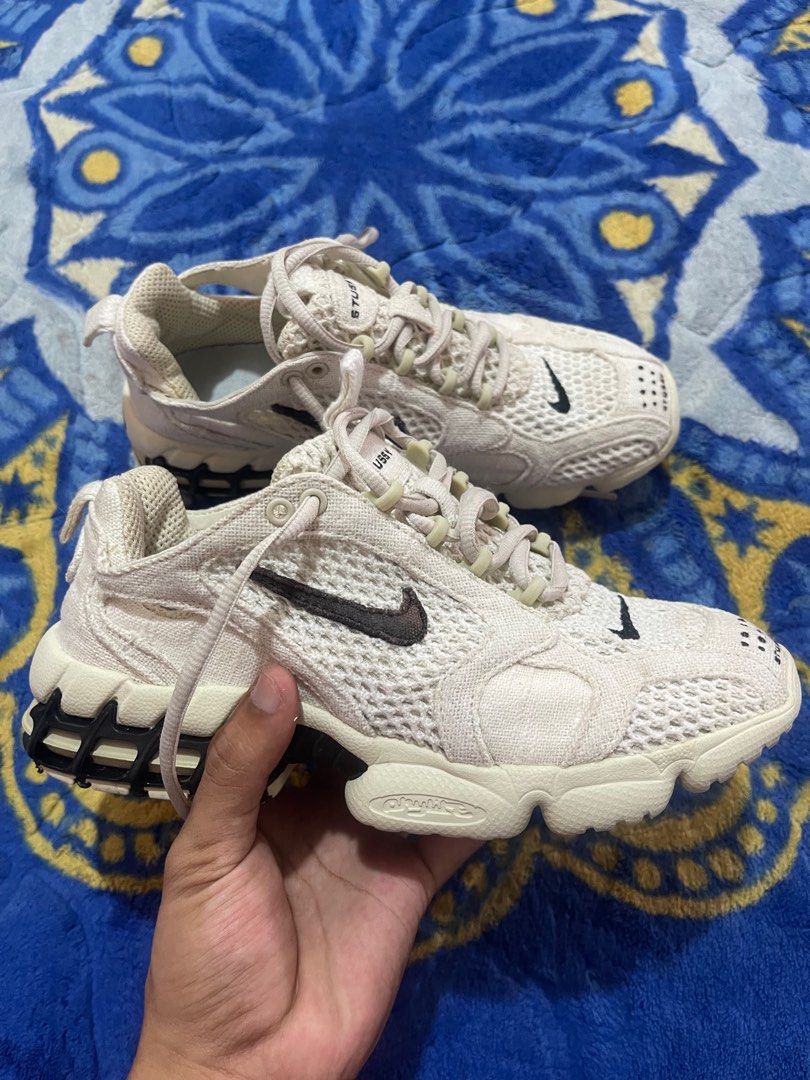 men stussy x nike air zoom spiridon cage 2 fossil stores