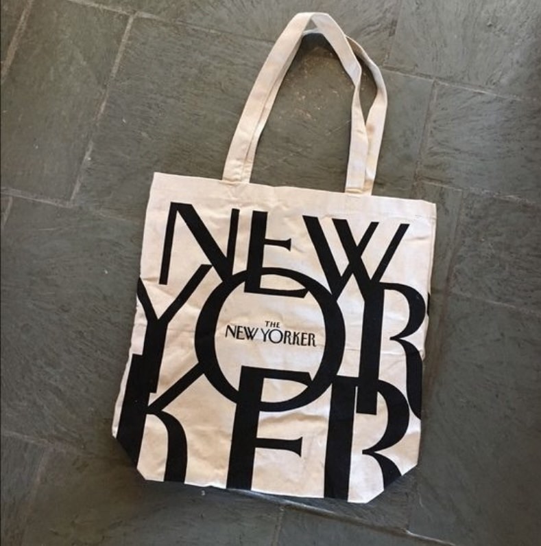 The new yorker canvas bag store