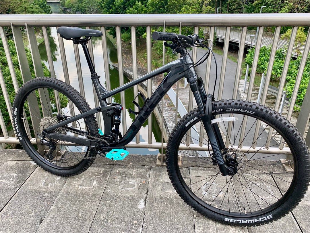 Rush Sale Trek Top Fuel 5 full suspension MTB Large size frame Sports Equipment Bicycles Parts Bicycles on Carousell