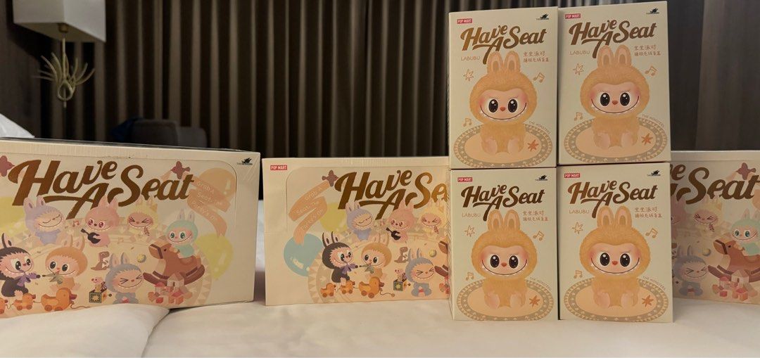 [Unopened Instock] Labubu V2 Have A Seat - Authentic Sealed, Hobbies