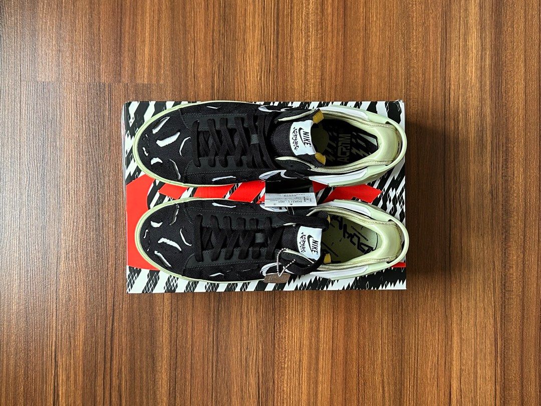 US 9.5 EUR 43 Acronym Nike Blazer Low ACRNM Black Olive Aura Similar to Stone Island New Balance ASICS Salomon Alyx