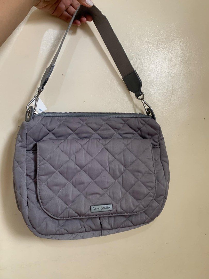 Vera bradley carson shoulder bag leather best sale