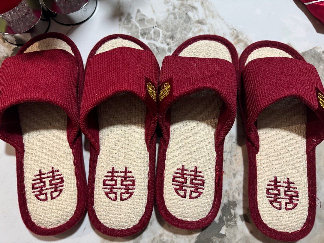 Red bedroom shoes store