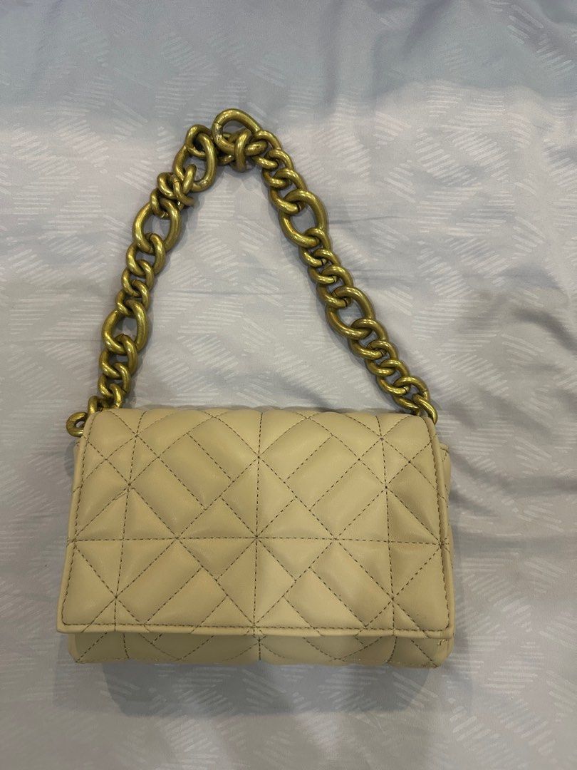 Yellow clutch bag zara cheap