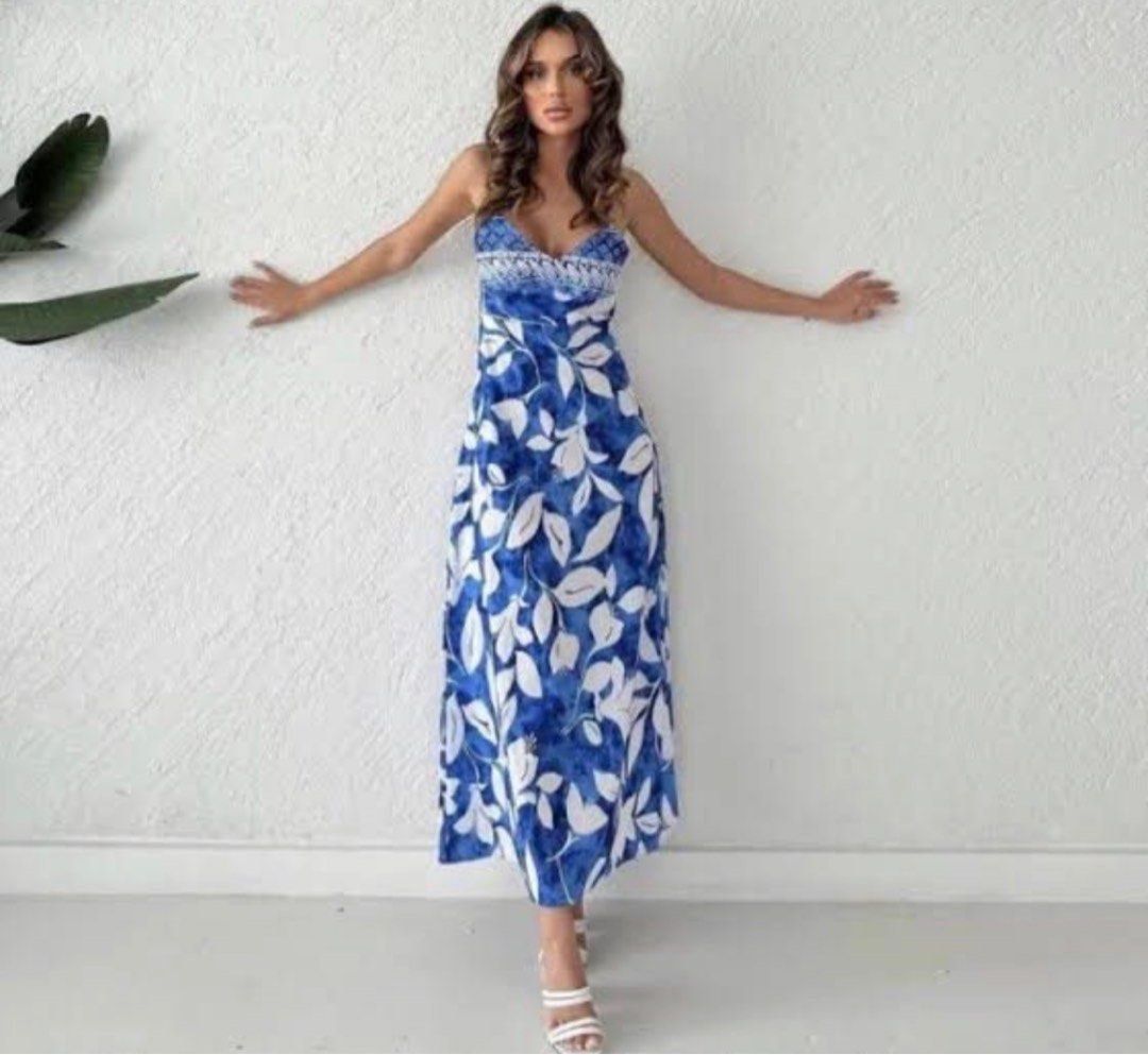Zara linen blend maxi dress (Category: Dresses) located in Munoz. Submitted by Liiz27 (Listing ID 1334686101, Image 2). Description: Brandnew with tag sf= 80 .
