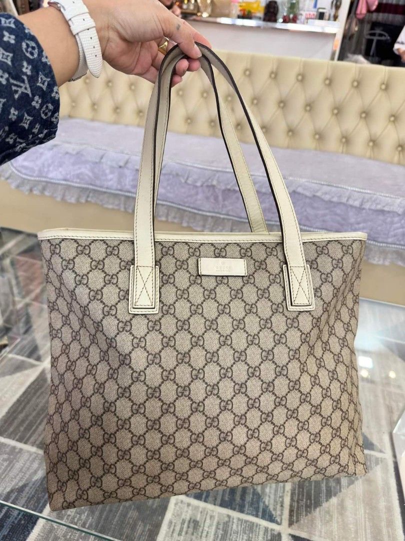 Gucci beige tote bag shop
