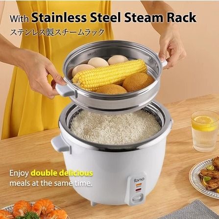 1.8L 304 Stainless Steel Rice Cooker One Simple Touch Small Rice Cooker with Steamer GLRC182 TV Home Appliances Kitchen Appliances Cookers on Carousell