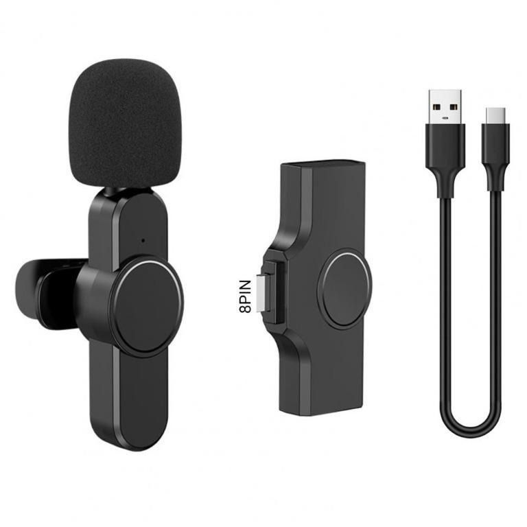 2500) WIRELESS MICROPHONE COMPATIBLE WITH IPHONE IPAD ANDROID, FOR PHONE VIDEO RECORDING, INTERVIEW, VLOG, AUTO SYNC, AND NOISE REDUCTION (TYPE-C PLUG) (Category: Other Audio Equipment) located in Singapore. Submitted by Sellswag (Listing ID 1334879688, Image 2). Description: .