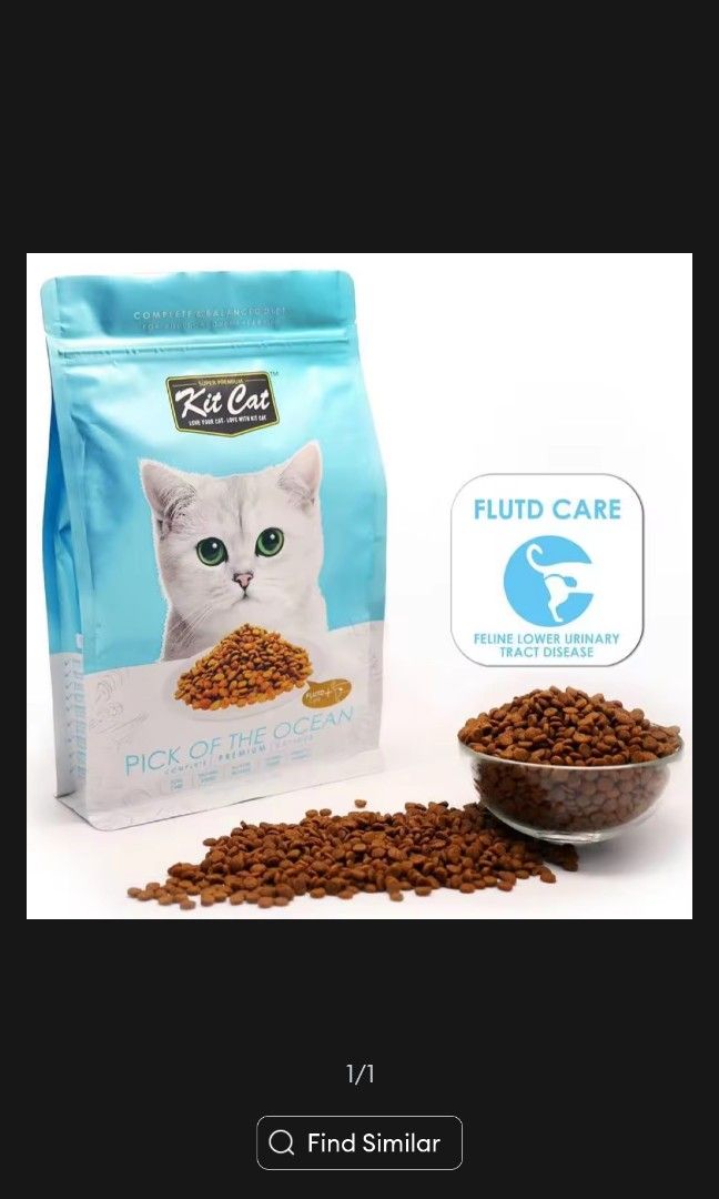 5kg Kit Cat Premium Dry Cat Food Pick of the Ocean FLUTD Care