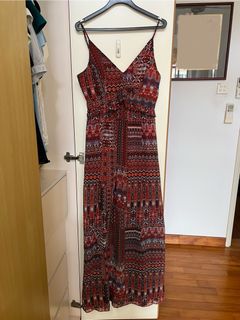 princess polly baby blue dress BCBG formal cute dinner dress formal midi boho