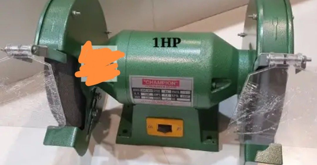 " Champion " Bench. Grinder (Category: Industrial Equipment) located in Manila. Submitted by charles_merchandise (Listing ID 1334836637, Image 1). Description: " Champion " Bench. Grinder 1.0hp. Champion. Bench Grinder Pm. Me txt and call cel. No. 09228027619 Landline no. 88066239.