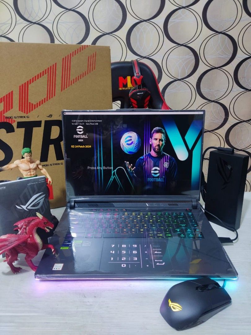 FOR SALE ASUS ROG STRIX G16 G614JIR =[RAM 32GB/SSD 1TB/NVIDIA RTX 4070  VRAM 8GB] FULLSET