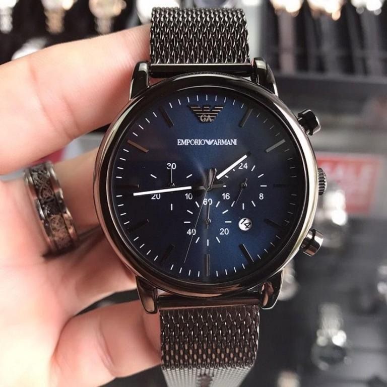 Mens emporio armani chronograph watch ar1979 top