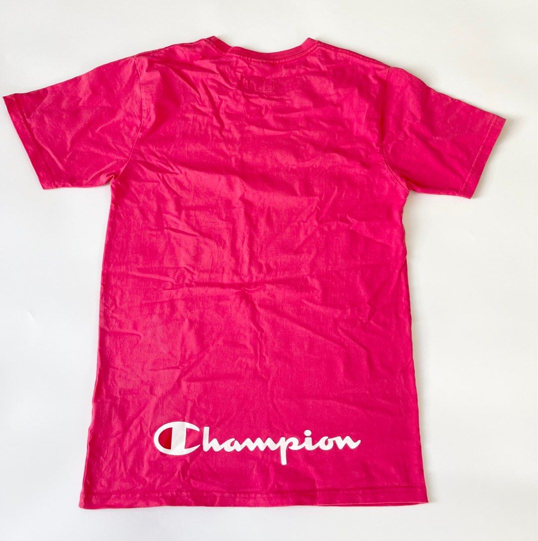 A bathing ape x champion shirt, Men's Fashion, Tops & Sets