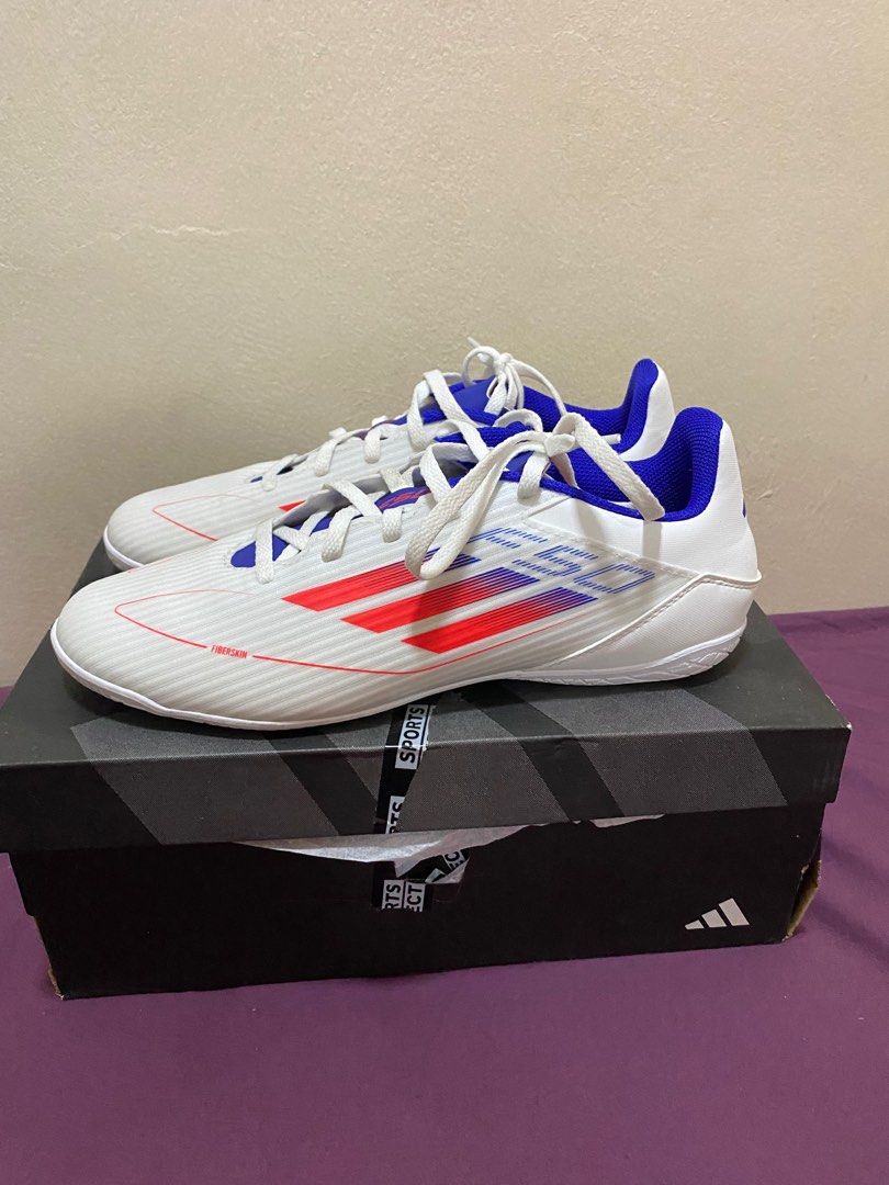 adidas gazelle silver green womens adidas F50 League Indoor Cleats Cloud White 11.5 main image 1