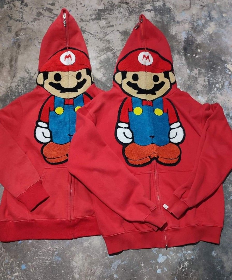 Bape mario hoodie 2025
