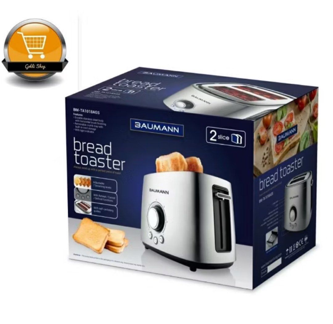 Baumann Bread Toaster (Category: Ovens & Toasters) located in Malolos. Submitted by hjthriftshop (Listing ID 1334855305, Image 1). Description: Brand new toaster rfs: Supposed to use it for my dorm, but didnt use it.