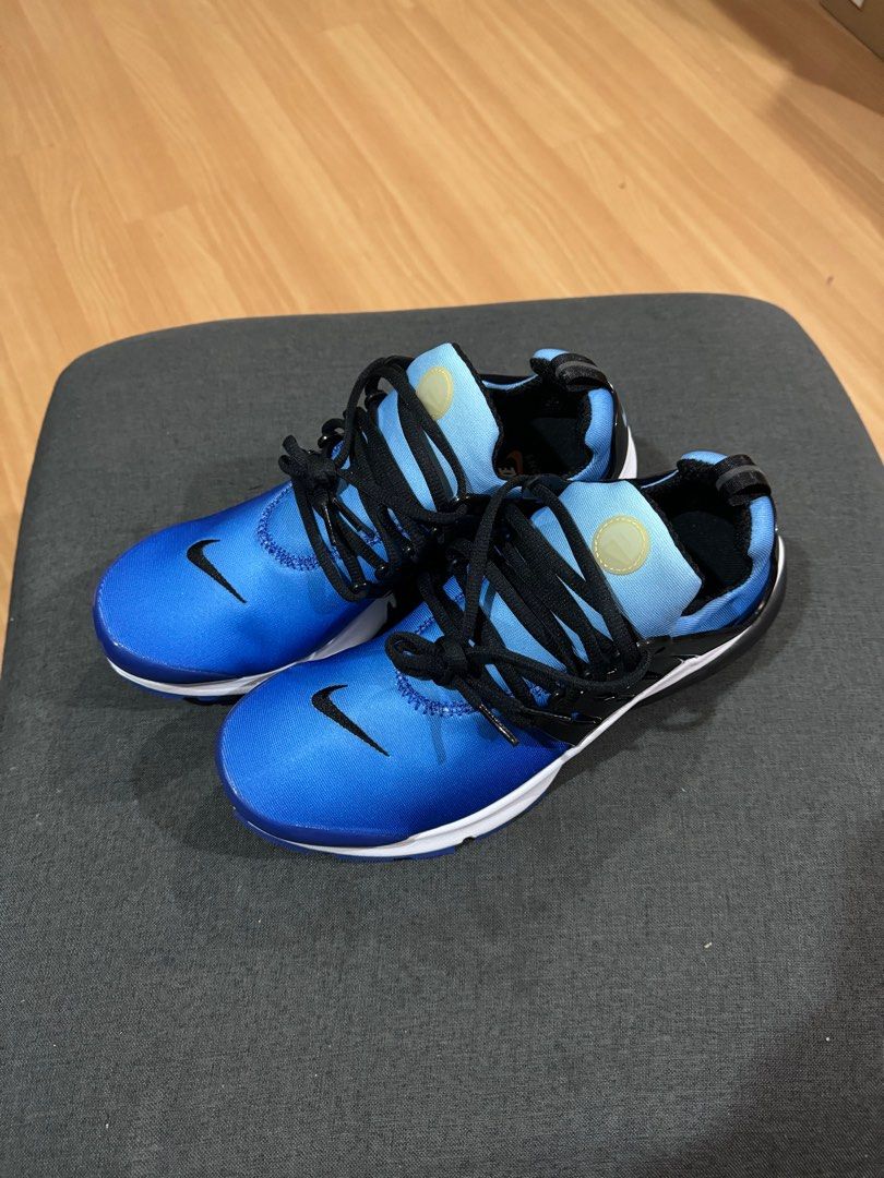 Nike air presto essential black e amp; blue running shoes new arrivals