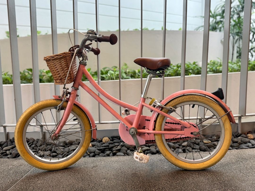 Bobbin Gingersnap 16 Children s Bicycle Pale Pink Sports Equipment Bicycles Parts Bicycles on Carousell