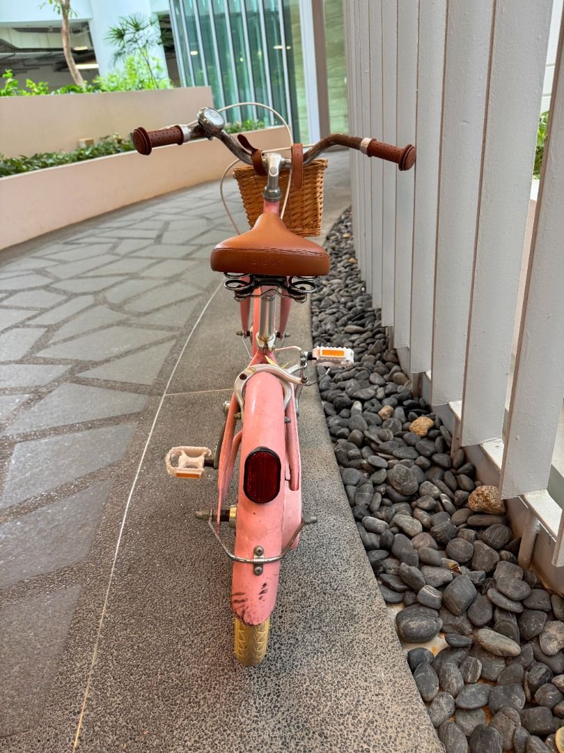 Bobbin Gingersnap 16 Children s Bicycle Pale Pink Sports Equipment Bicycles Parts Bicycles on Carousell