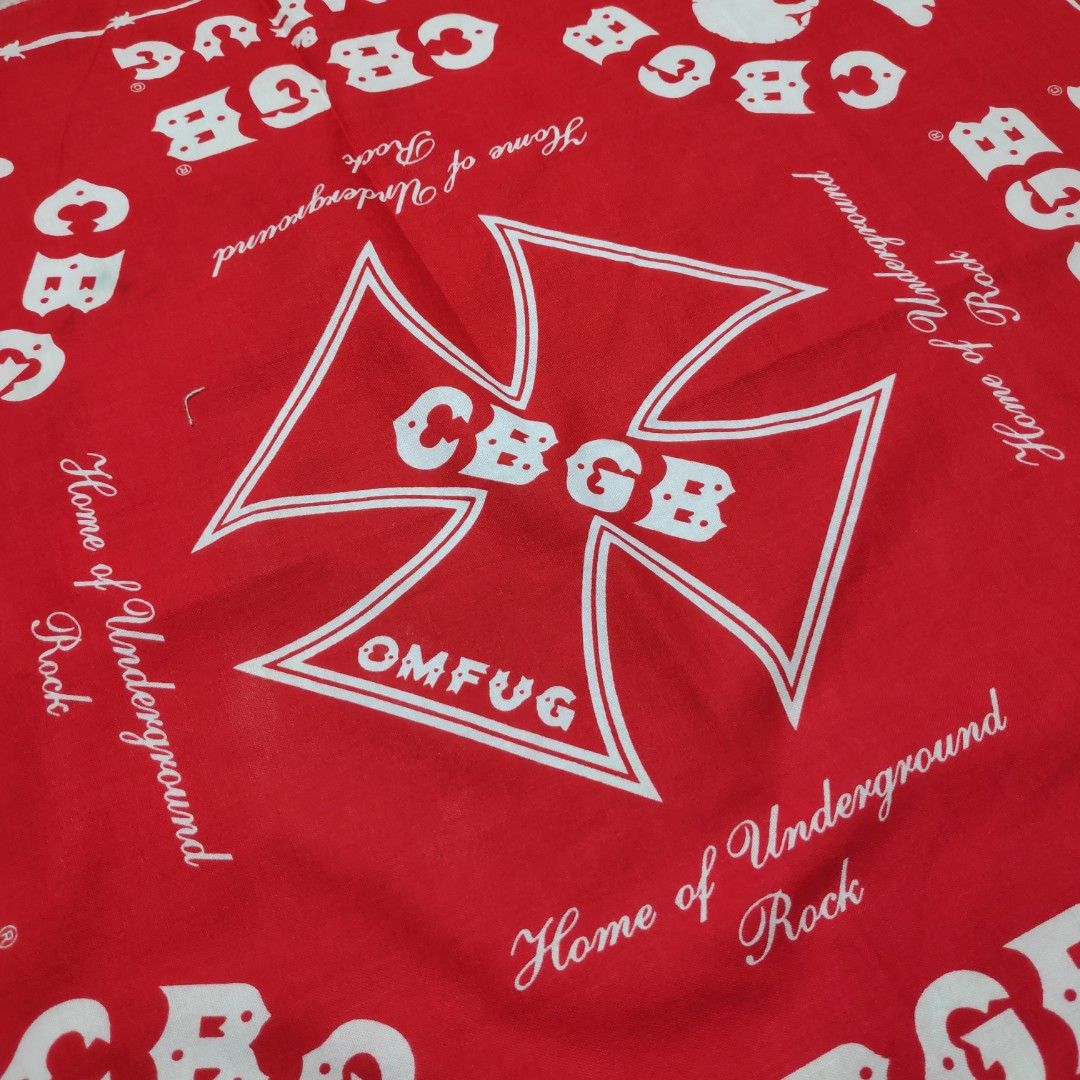 CBGB & OMFUG Home of Underground Rock Vintage Handkerchief, Hobbies ...