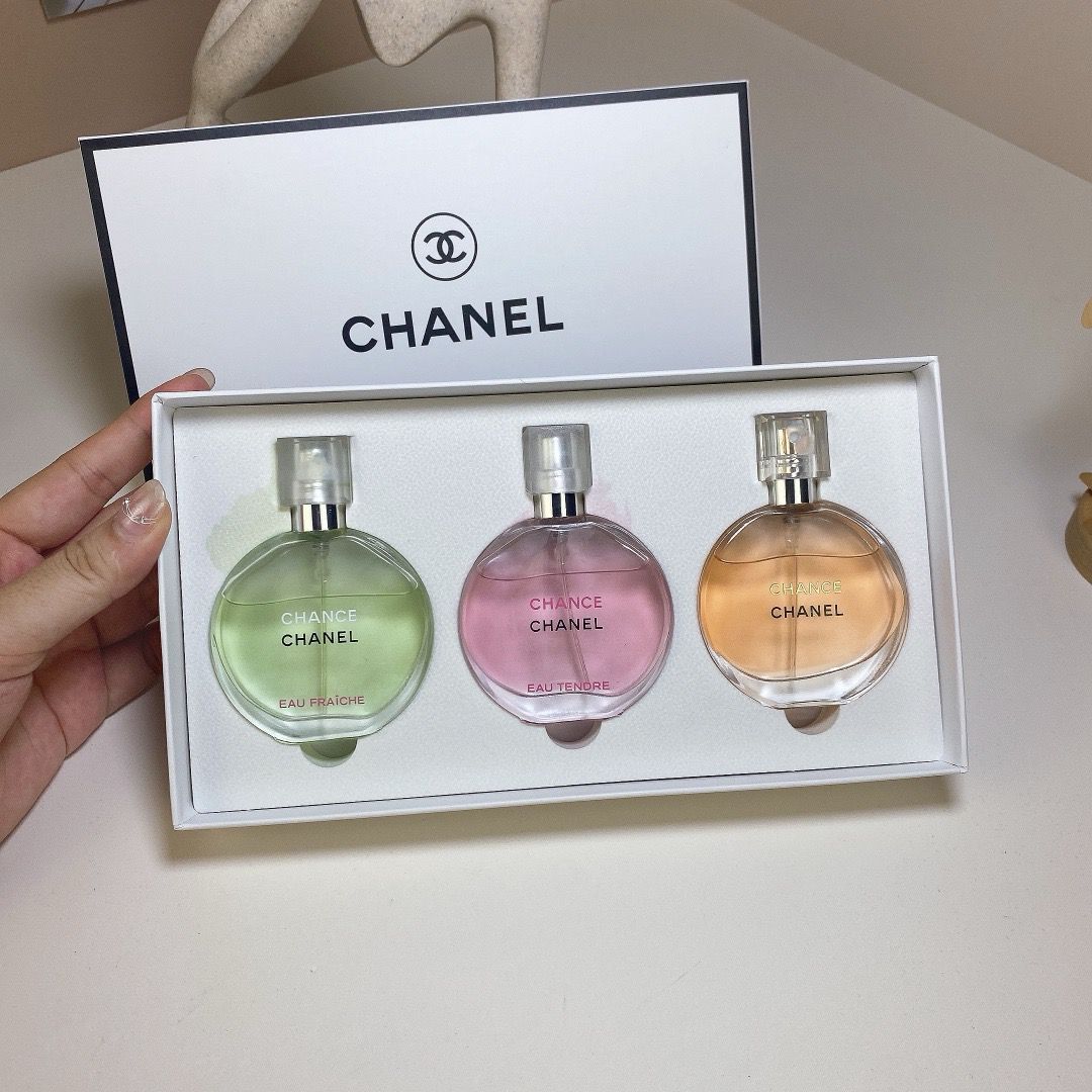 💜正品現貨💜Chanel Chance邂逅香水中樣三件套30ml x 3