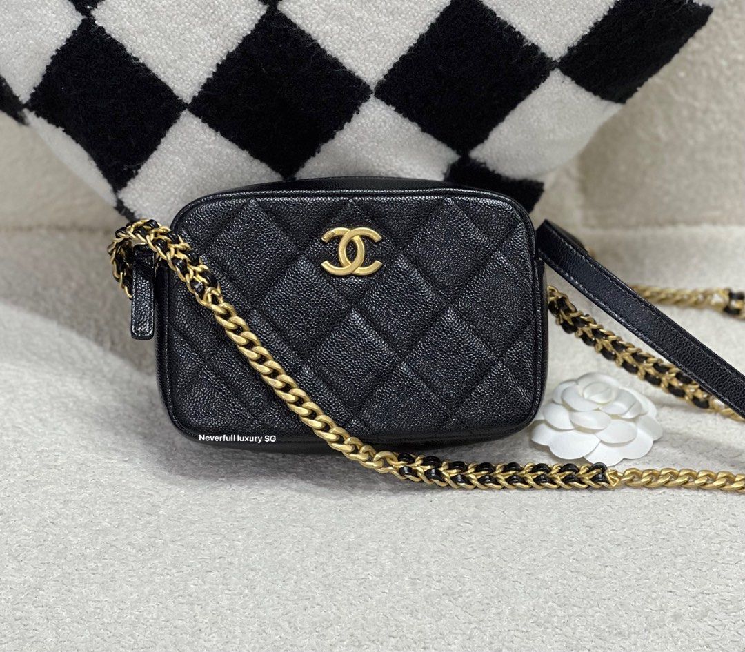 Chanel mini camera bag clearance