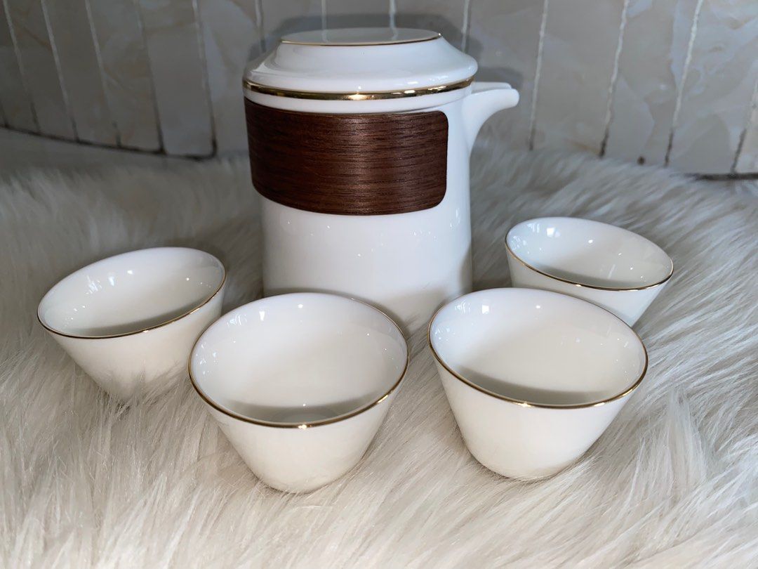 Chinese Tea Set Porcelain, Kitchen Appliances di Carousell
