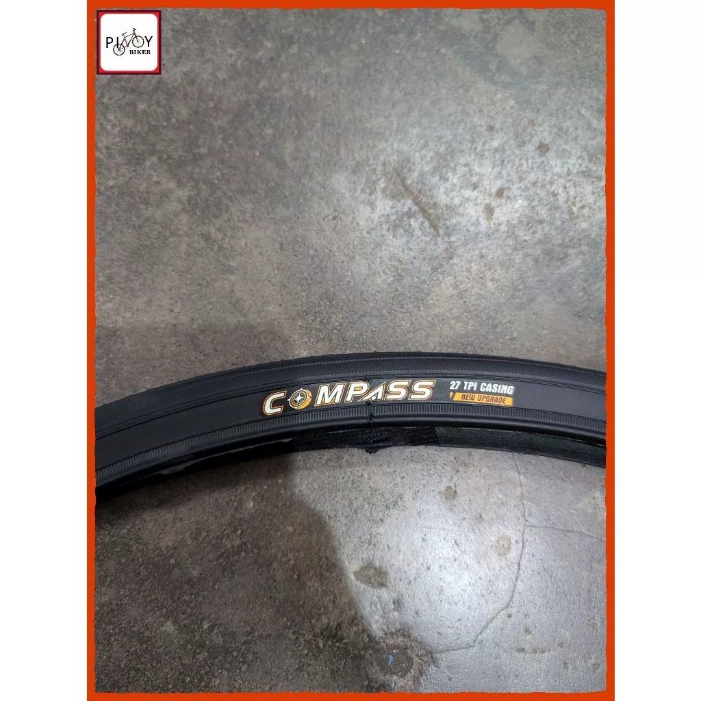 COMPASS TIRE 27 X 1-1/4 (32-630) Roadbike / Fixie Bike || Pinoy Biker ...