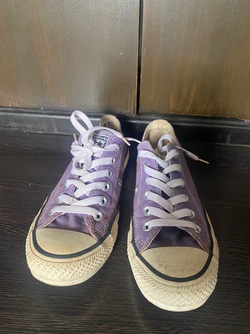 Purple converse womens size 7 online