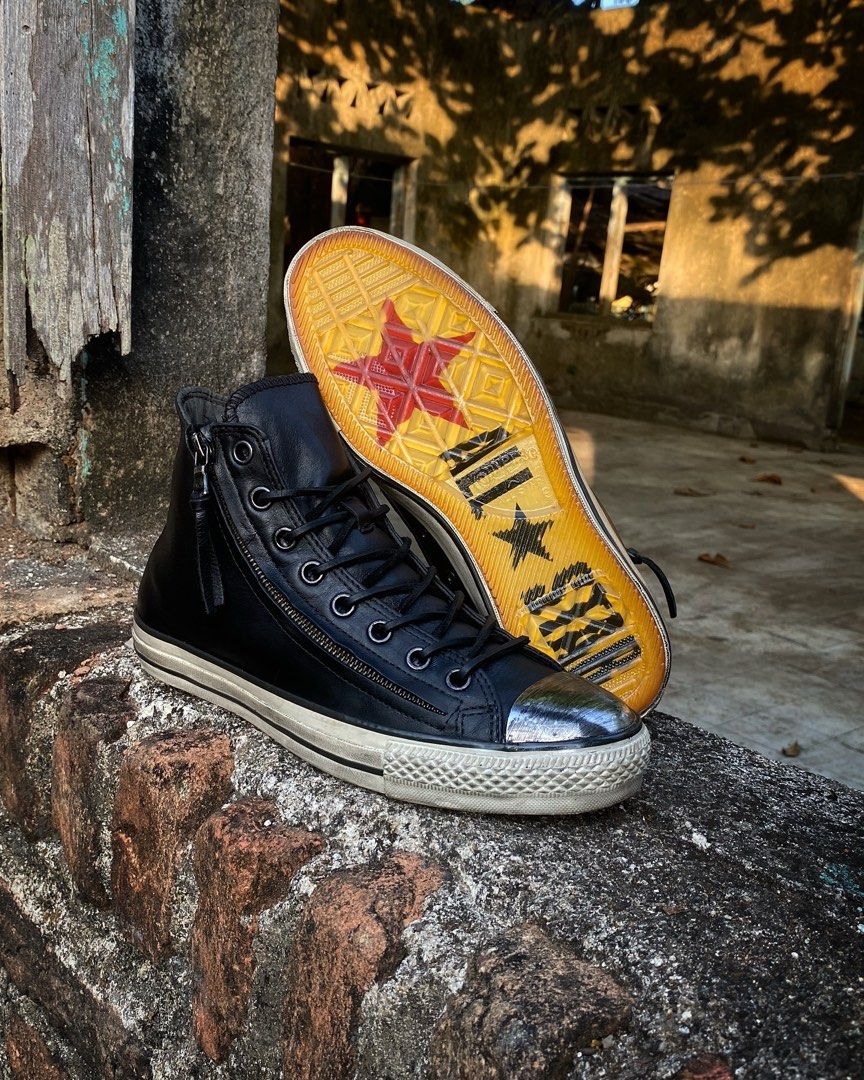 CONVERSE X JOHN selling VARVATOS LEATHER