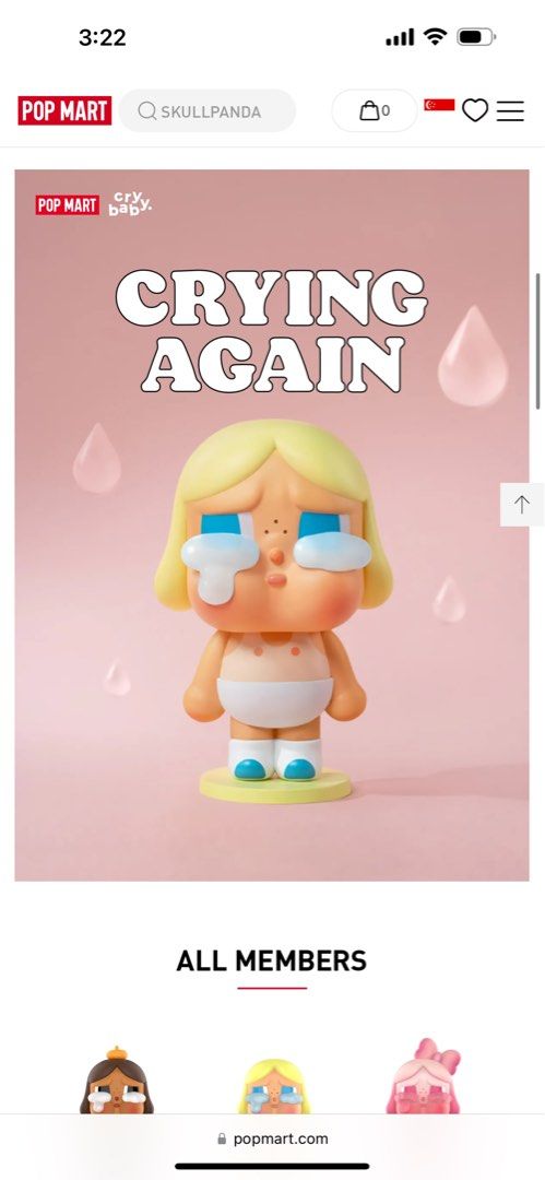 Crybaby Crying Again Series Figures, Hobbies & Toys, Toys & Games
