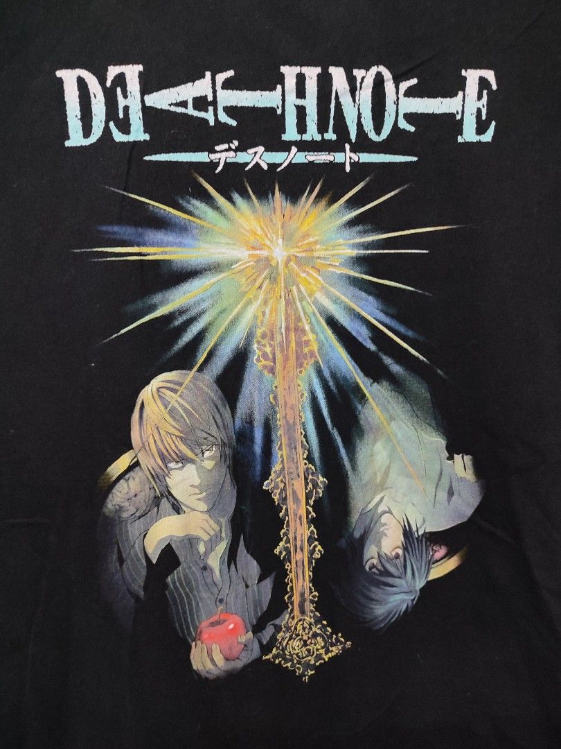 Death note graphic tee, Men's Fashion, Tops & Sets, Tshirts & Polo ...