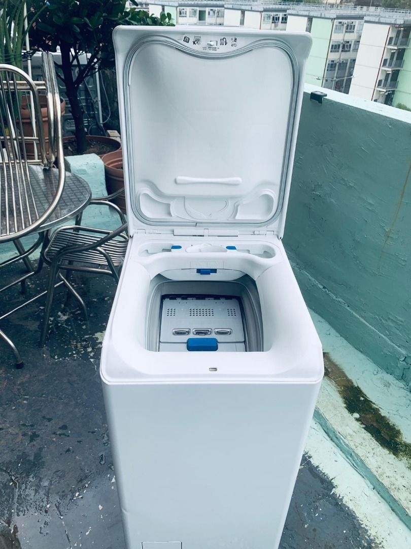 Electrolux 伊萊克斯上置式蒸氣系統洗衣機(7kg, 1300轉/分鐘) EW8T3732PF 14分鐘超快洗變頻摩打二手電器清倉大減價最新款貨到付款精選貨品,  家庭電器,