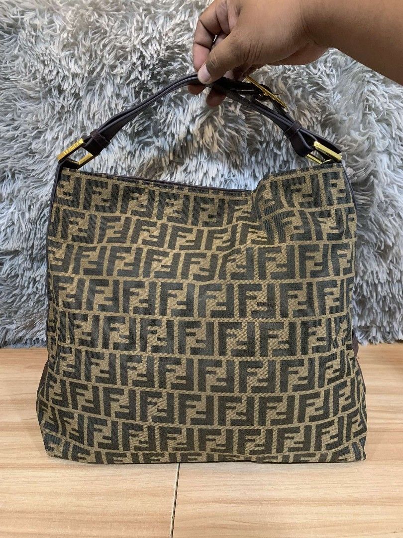 Fendi zucca hobo bag discount