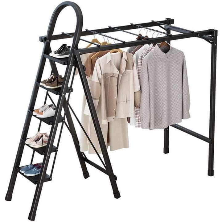 Folding Ladder Clothes Drying Rack (Category: Looking For) located in Manila. Submitted by redonlineshop (Listing ID 1334896243, Image 1). Description: 2-in-1 Folding Ladder Clothes Drying Rack ₱2200 ON HAND BRAND NEW Mode of Payment: Gcash,COD Same day delivery + Delivery Fee.