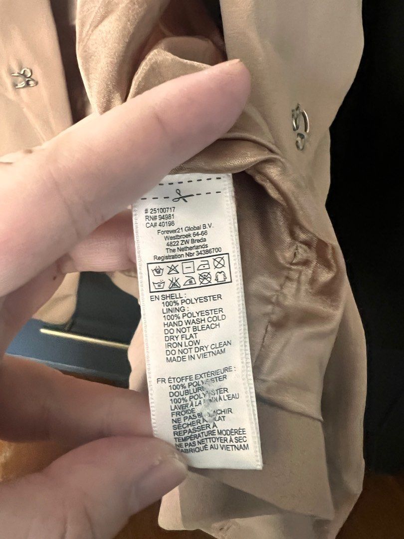 Forever 21 rn 94981 ca 40198 jacket top