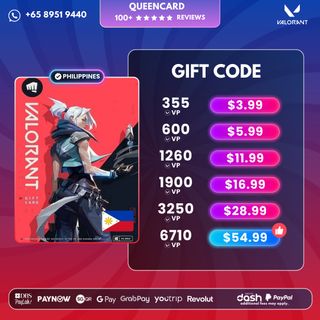 Valorant gift card For Sale | Carousell Singapore