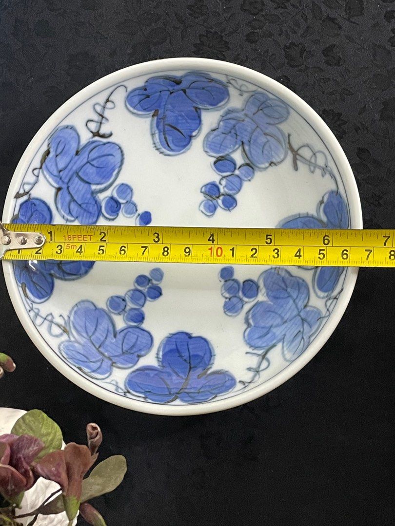 GRAPE DESIGN JAPANESE TABLE WARE SIDE PLATE; 1 pc. available - ₱ 75 (Category: Dinnerware & Cutlery) located in Quezon City. Submitted by lanqcqc (Listing ID 1334869813, Image 2). Description: slightly deep japan surplus / pre-loved; as is unless declared new 🔔 please no rush shipping 🔔 please NO TO maselan or choosy 1 to 2 days reservation only❗️ MOP: GCASH ❌COD ❌meet up 📣lalamove & grab same day delivery (metro manila) 📢GGX & J & T schedule