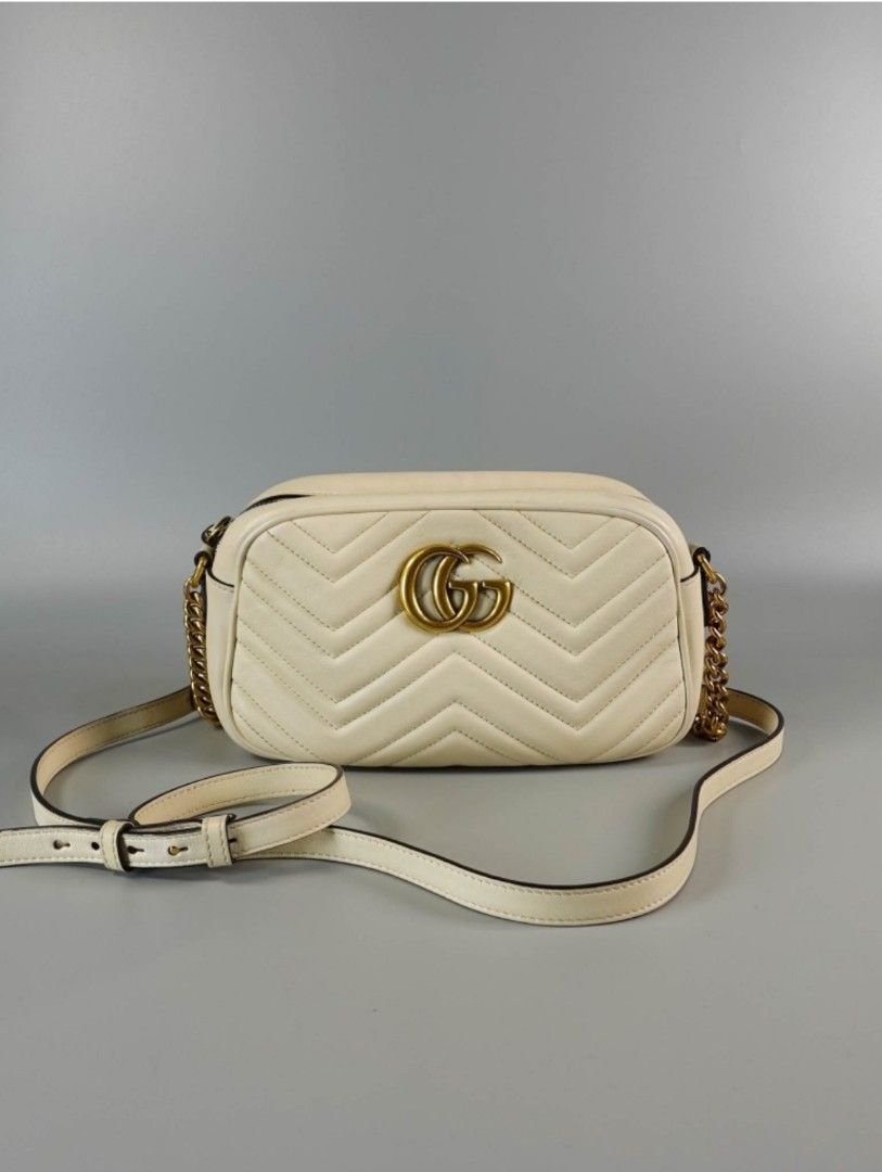 Gucci gg marmont white hotsell