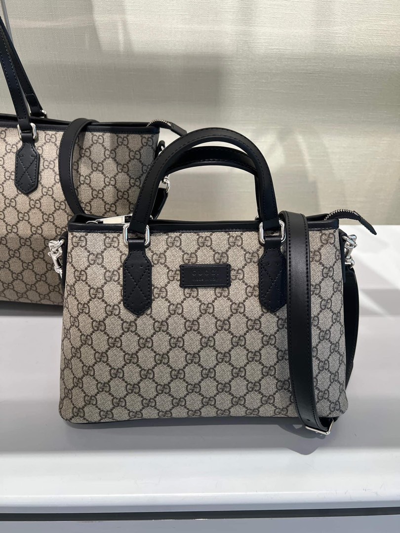 Gucci GG Supreme Two Way Bag Luxury Bags Wallets on Carousell