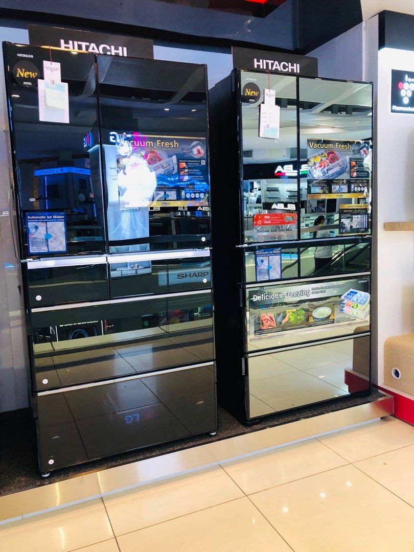 HITACHI INVERTER REFRIGERATOR (Category: Refrigerators and Freezers) located in Quezon City. Submitted by maryann.dimalanta (Listing ID 1334890286, Image 3). Description: HITACHI INVERTER REFRIGERATOR R-V540PG7-1BBK SRP 55,990 CASH 43,800 R-VG540PG7-1GBK SRP 58,990 CASH 46,400 R-S700PG0-1GBK CASH 63,800 R-S700PG0-1GS CASH 68,500 R-WX740KSE-XK SRP 249,990 CASH 194,900 R-ZX740KSE-X SRP 254,990 CASH 198,900 R-W660PG7-1GGR SRP 82,990 Cash 58,900 R-W6