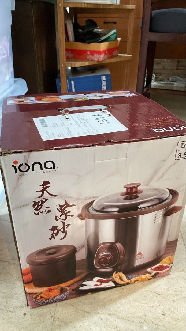 Iona Clay Large Slow Cooker 8.5L