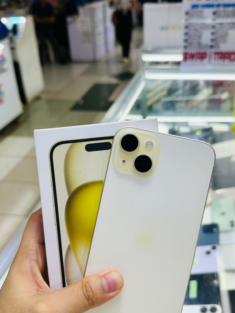 iPhone 15 Plus 256GB 100BH Openline NTC Approved 100%smooth No issues (Category: iPhone 15 Series) located in San Juan City. Submitted by saabangadgetshop (Listing ID 1334742412, Image 2). Description: Onhand | Pre-owned iPhone 15 Plus 256GB OPENLINE NTC APPROVED Battery Health 100% NO HIDDEN ISSUES NO HISTORY OF REPAIR 10”%Smooth TEST TO SAWA RESET ALL YOU WANT TEST ALL YOU WANT NOT REFURBISHED AUTHENTIC PHONE ALL WORKING (FREE 3UTOOLS) iPhones 