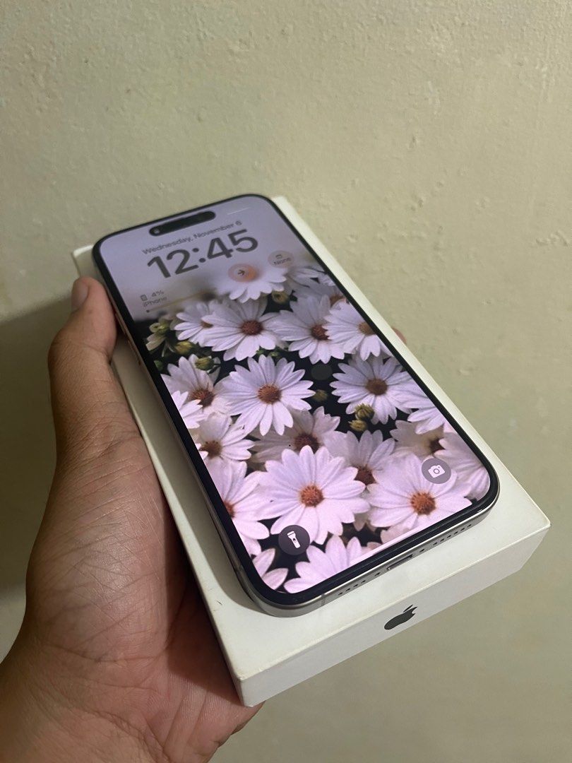 iPhone 15 Pro max 256GB Natural Titanium (Category: iPhone 15 Series) located in Manila. Submitted by sam011526 (Listing ID 1334725895, Image 2). Description: .