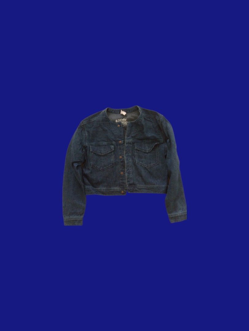 Jaket jeans wanita h&m best sale